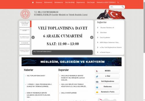 Esenler Mesleki ve Teknik Anadolu Lisesi - İSTANBUL / ESENLER