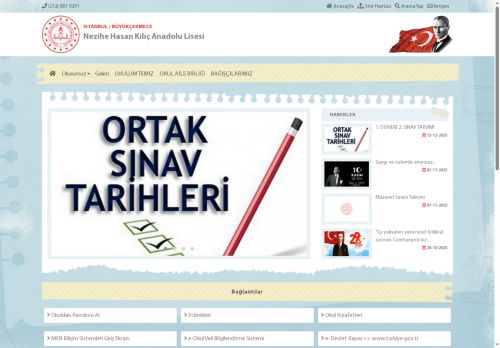 Nezihe Hasan Kılıç Anadolu Lisesi - İSTANBUL / BÜYÜKÇEKMECE