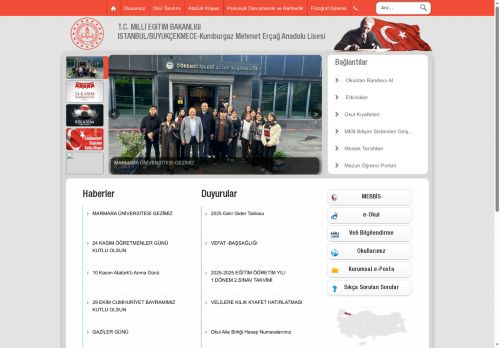 Kumburgaz Mehmet Erçağ Anadolu Lisesi - İSTANBUL / BÜYÜKÇEKMECE