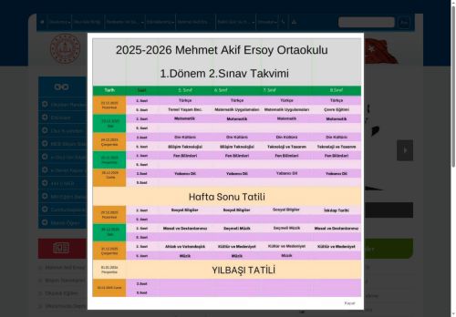 Mehmet Akif Ersoy Ortaokulu - İSTANBUL / BÜYÜKÇEKMECE