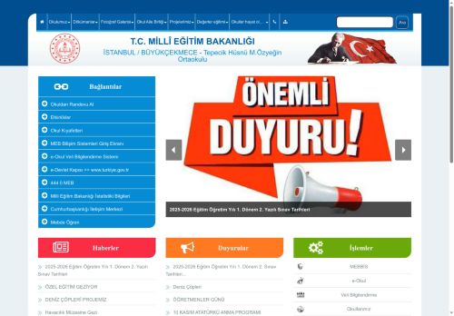 Tepecik Hüsnü M.Özyeğin Ortaokulu - İSTANBUL / BÜYÜKÇEKMECE