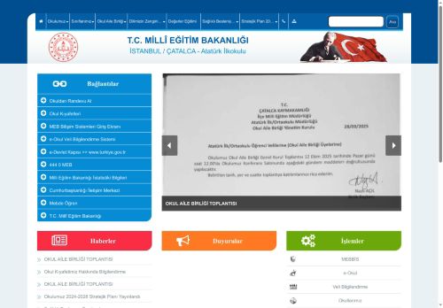 Atatürk İlkokulu - İSTANBUL / ÇATALCA