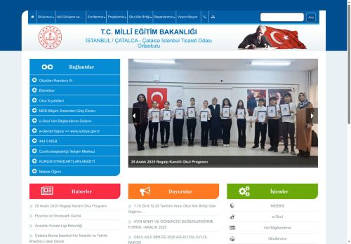 Çatalca İstanbul Ticaret Odası Ortaokulu - İSTANBUL / ÇATALCA