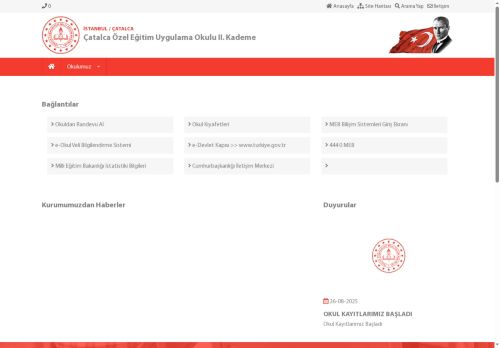 Çatalca Özel Eğitim Uygulama Okulu II. Kademe - İSTANBUL / ÇATALCA