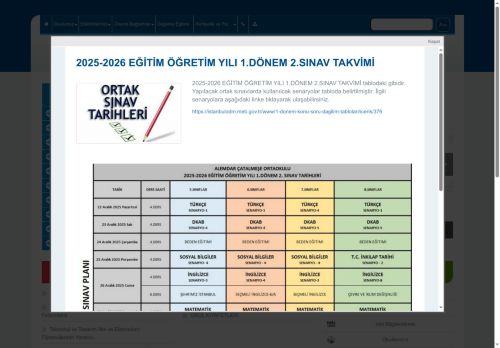 Alemdar Çatalmeşe Ortaokulu - İSTANBUL / ÇEKMEKÖY