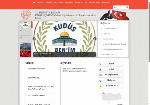 Fatma Talip Kahraman Kız Anadolu İmam Hatip Lisesi - İSTANBUL / ÇEKMEKÖY