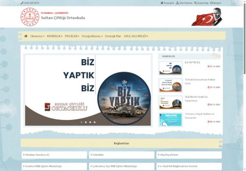 Sultan Çiftliği Ortaokulu - İSTANBUL / ÇEKMEKÖY