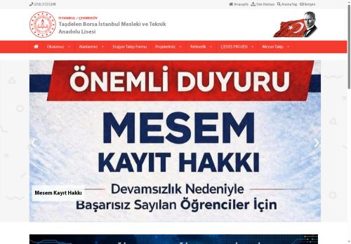 Taşdelen Borsa İstanbul Mesleki ve Teknik Anadolu Lisesi - İSTANBUL / ÇEKMEKÖY