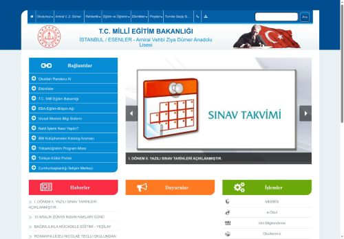 Amiral Vehbi Ziya Dümer Anadolu Lisesi - İSTANBUL / ESENLER