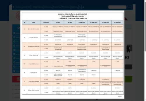 Durusu Hüseyin Ökten Anadolu Lisesi - İSTANBUL / ARNAVUTKÖY