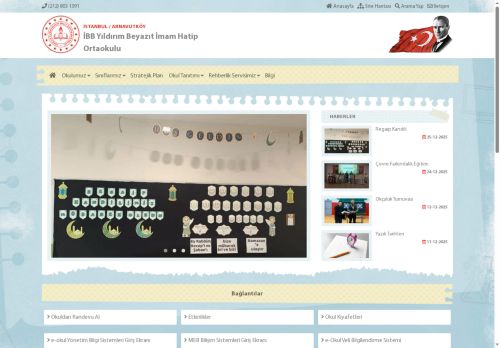 İBB Yıldırım Beyazıt İmam Hatip Ortaokulu - İSTANBUL / ARNAVUTKÖY