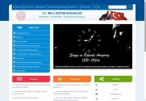 Cemile Besler İlkokulu - İSTANBUL / ATAŞEHİR