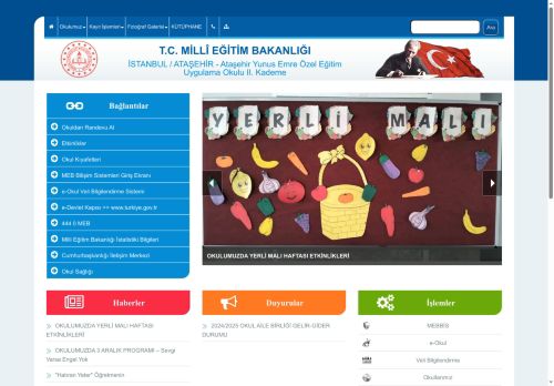 Ataşehir Yunus Emre Özel Eğitim Uygulama Okulu II. Kademe - İSTANBUL / ATAŞEHİR