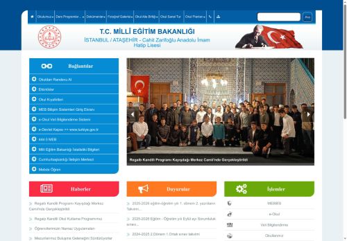 Cahit Zarifoğlu Anadolu İmam Hatip Lisesi - İSTANBUL / ATAŞEHİR