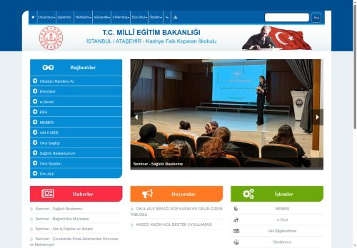 Kadriye Faik Koparan İlkokulu - İSTANBUL / ATAŞEHİR