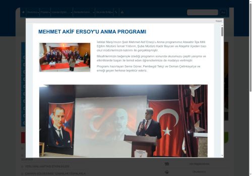 Mehmet Akif Ersoy İlkokulu - İSTANBUL / ATAŞEHİR