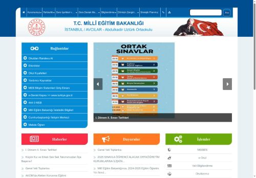 Abdulkadir Uztürk Ortaokulu - İSTANBUL / AVCILAR