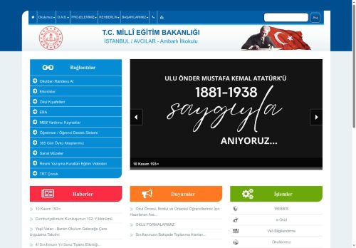 Ambarlı İlkokulu - İSTANBUL / AVCILAR