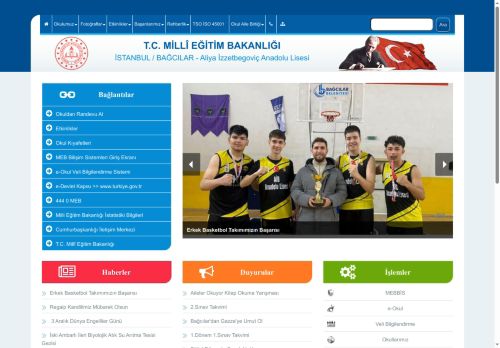 Aliya İzzetbegoviç Anadolu Lisesi - İSTANBUL / BAĞCILAR
