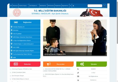 Aşık Şenlik Ortaokulu - İSTANBUL / BAĞCILAR