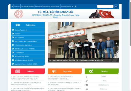 Bağcılar Anadolu İmam Hatip Lisesi - İSTANBUL / BAĞCILAR