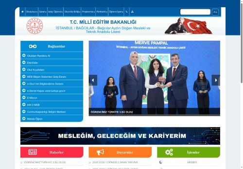 Bağcılar Aydın Doğan Mesleki ve Teknik Anadolu Lisesi - İSTANBUL / BAĞCILAR