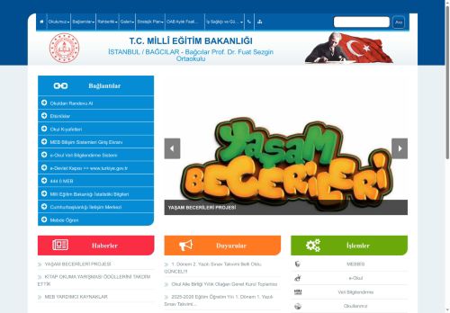 Bağcılar Prof. Dr. Fuat Sezgin Ortaokulu - İSTANBUL / BAĞCILAR