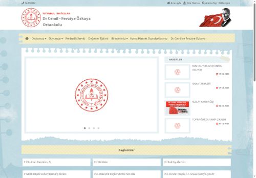 Fevziye Özkaya Ortaokulu - İSTANBUL / BAĞCILAR - Dr Cemil