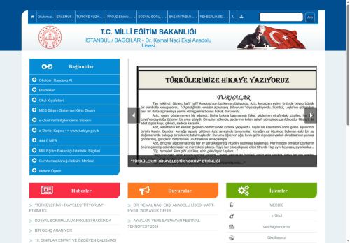 Dr. Kemal Naci Ekşi Anadolu Lisesi - İSTANBUL / BAĞCILAR