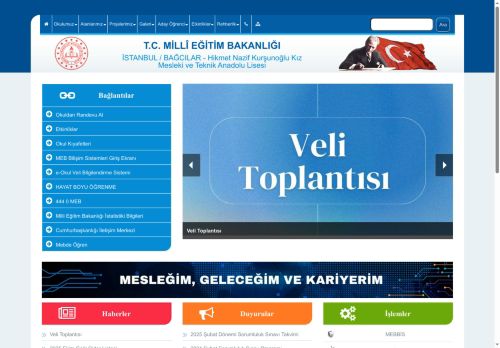 Hikmet Nazif Kurşunoğlu Kız Mesleki ve Teknik Anadolu Lisesi - İSTANBUL / BAĞCILAR