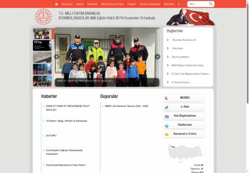 Milli Eğitim Vakfı 60 Yıl Ucanevler Ortaokulu - İSTANBUL / BAĞCILAR