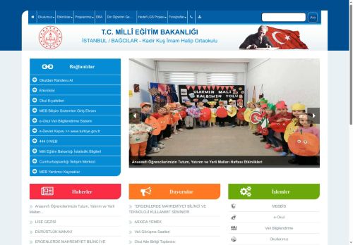 Kadir Kuş İmam Hatip Ortaokulu - İSTANBUL / BAĞCILAR