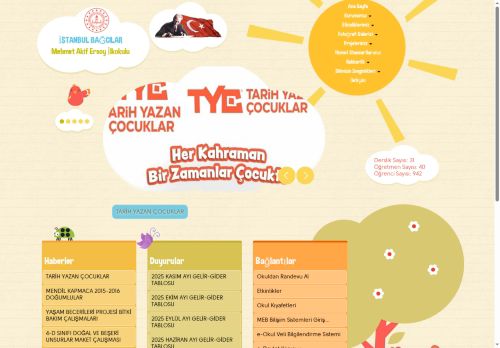 Mehmet Akif Ersoy İlkokulu - İSTANBUL / BAĞCILAR