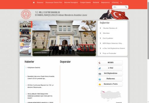 Adnan Menderes Anadolu Lisesi - İSTANBUL / BAHÇELİEVLER