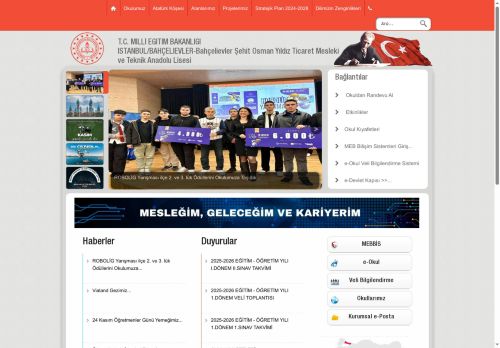 Bahçelievler Şehit Osman Yıldız Ticaret Mesleki ve Teknik Anadolu Lisesi - İSTANBUL / BAHÇELİEVLER