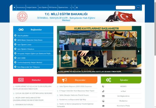 Bahçelievler Halk Eğitimi Merkezi - İSTANBUL / BAHÇELİEVLER