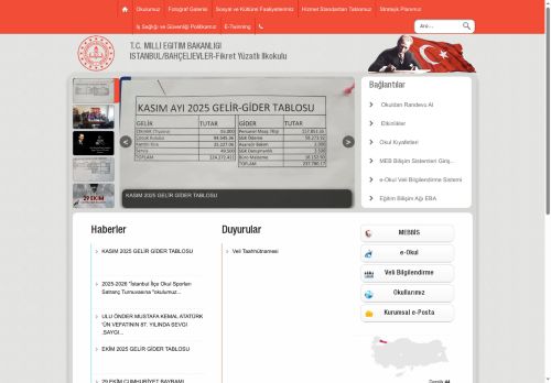 Fikret Yüzatlı İlkokulu - İSTANBUL / BAHÇELİEVLER