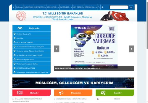 İMMİB Erkan Avcı Mesleki ve Teknik Anadolu Lisesi - İSTANBUL / BAHÇELİEVLER