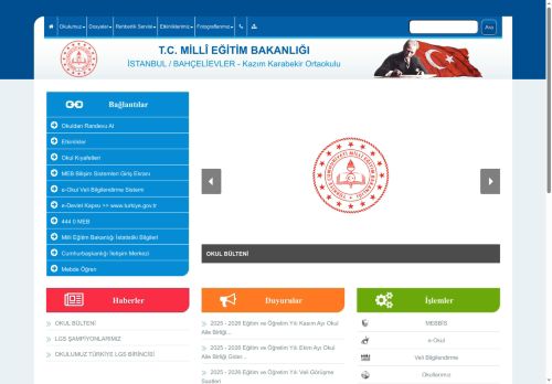 Kazım Karabekir Ortaokulu - İSTANBUL / BAHÇELİEVLER