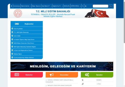 Mustafa Nevzat Pısak Mesleki Eğitim Merkezi - İSTANBUL / BAHÇELİEVLER