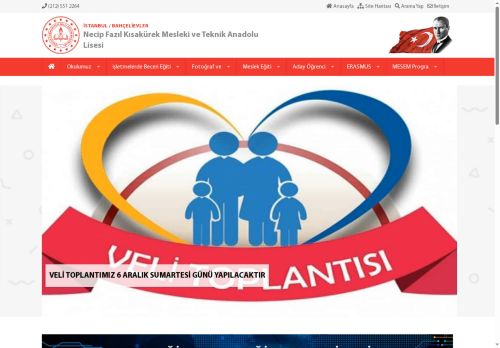 Necip Fazıl Kısakürek Mesleki ve Teknik Anadolu Lisesi - İSTANBUL / BAHÇELİEVLER