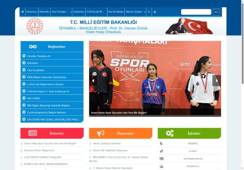 Prof. Dr. Osman Öztürk İmam Hatip Ortaokulu - İSTANBUL / BAHÇELİEVLER