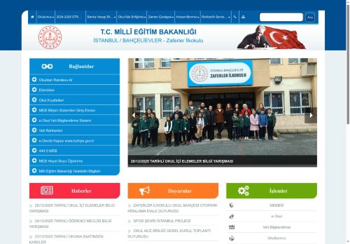 Zaferler İlkokulu - İSTANBUL / BAHÇELİEVLER