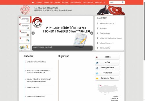 Ataköy Anadolu Lisesi - İSTANBUL / BAKIRKÖY