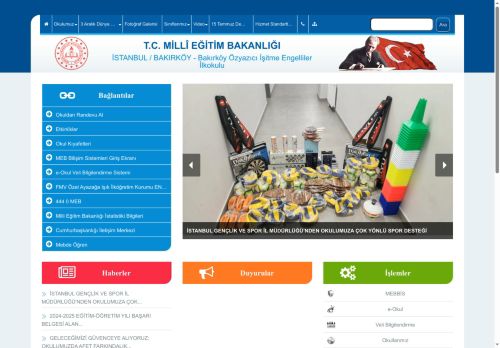 Bakırköy Özyazıcı İşitme Engelliler İlkokulu - İSTANBUL / BAKIRKÖY