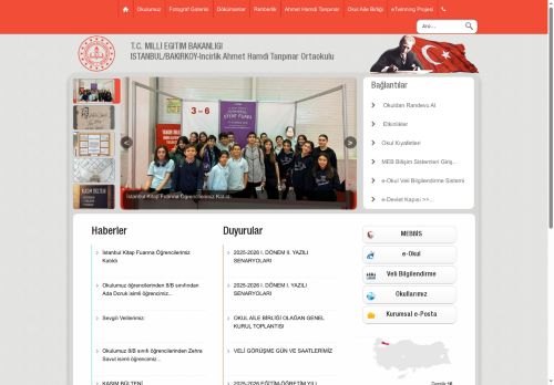 İncirlik Ahmet Hamdi Tanpınar Ortaokulu - İSTANBUL / BAKIRKÖY