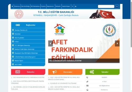 Cahit Zarifoğlu İlkokulu - İSTANBUL / BAŞAKŞEHİR