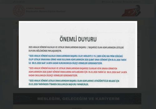 Başakşehir Mesleki Eğitim Merkezi - İSTANBUL / BAŞAKŞEHİR