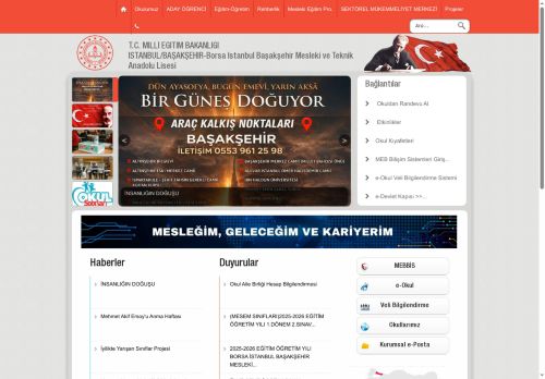 Borsa İstanbul Başakşehir Mesleki ve Teknik Anadolu Lisesi - İSTANBUL / BAŞAKŞEHİR