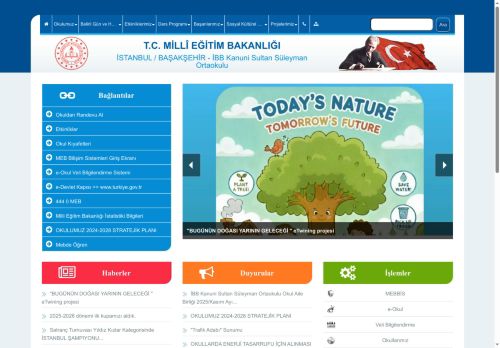 İBB Kanuni Sultan Süleyman Ortaokulu - İSTANBUL / BAŞAKŞEHİR